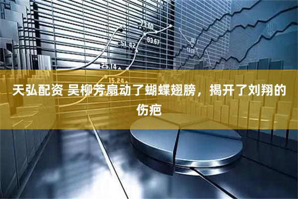 天弘配资 吴柳芳扇动了蝴蝶翅膀，揭开了刘翔的伤疤